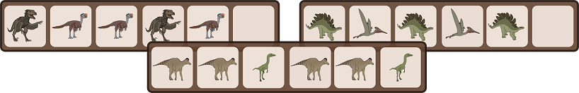 Dinosauři - logické řady